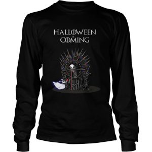 Halloween is coming Jack Skellington iron throne shirt