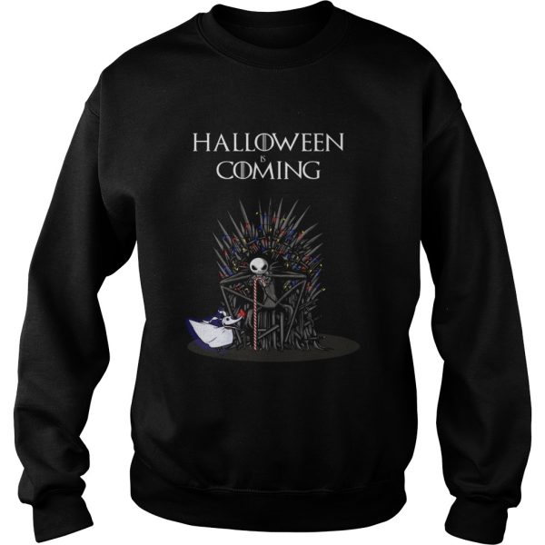 Halloween is coming Jack Skellington iron throne shirt