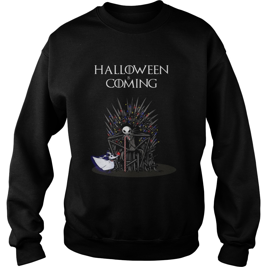 Halloween is coming Jack Skellington iron throne shirt Halloween is coming Jack Skellington iron throne shirt