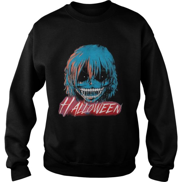 Halloween japanese characters cartoon shirt