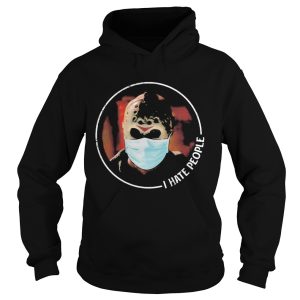 Halloween jason voorhees mask i hate people shirt