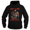 Halloween just a girl who loves horror movies shirt
