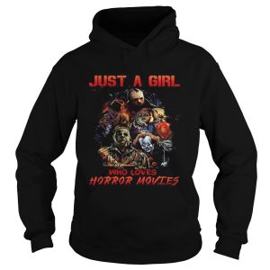 Halloween just a girl who loves horror movies shirt