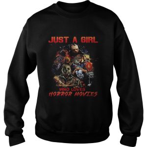 Halloween just a girl who loves horror movies shirt