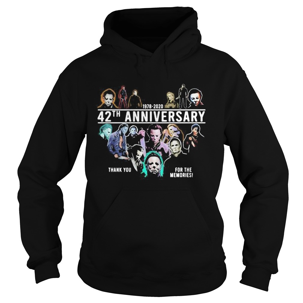 Halloween michael myers 1978 2020 42th anniversary thank you for the memories shirt Halloween michael myers 1978 2020 42th anniversary thank you for the memories shirt