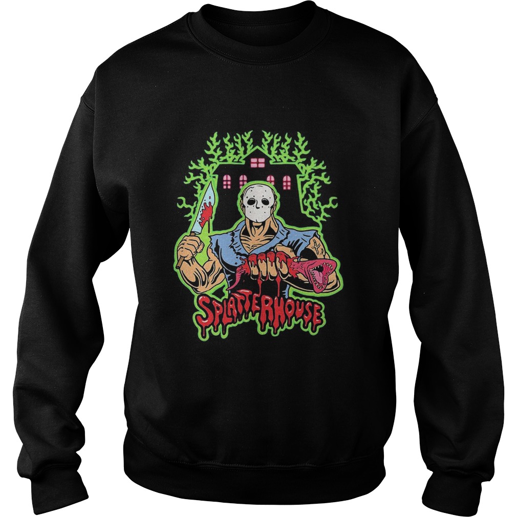 Halloween michael myers holding knife splatterhouse shirt Halloween michael myers holding knife splatterhouse shirt