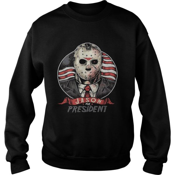 Halloween michael myers jason for president american flag independence day shirt