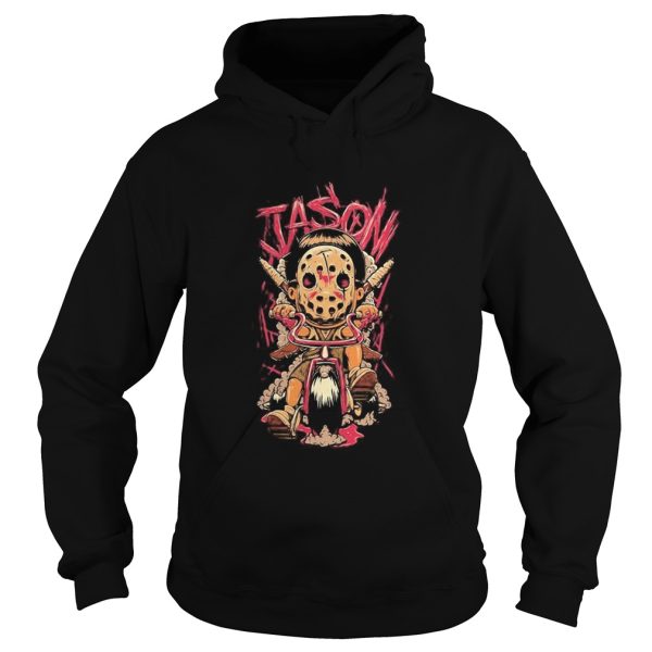 Halloween michael myers jason riding bicycle shirt