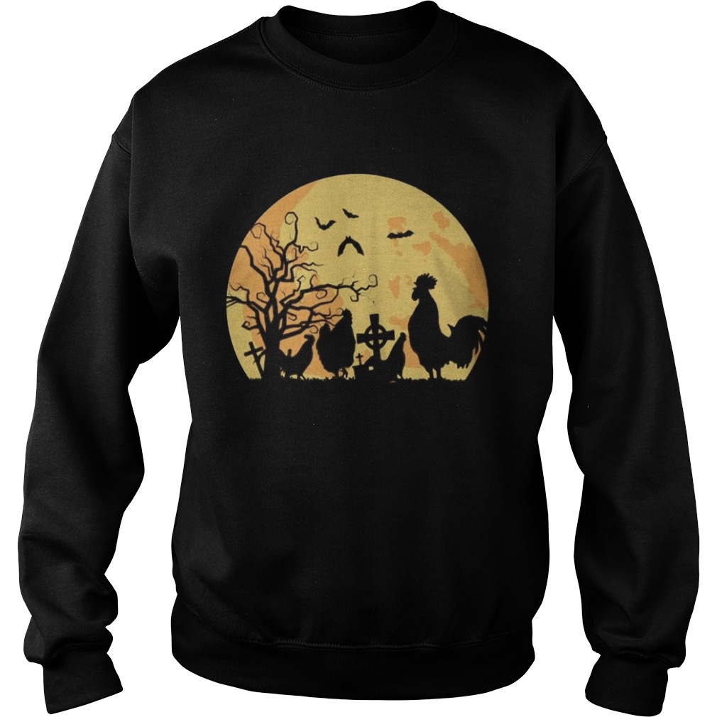Halloween moon chicken shirt Halloween moon chicken shirt