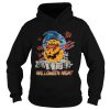 Halloween night viking pumpkins maple leaves shirt