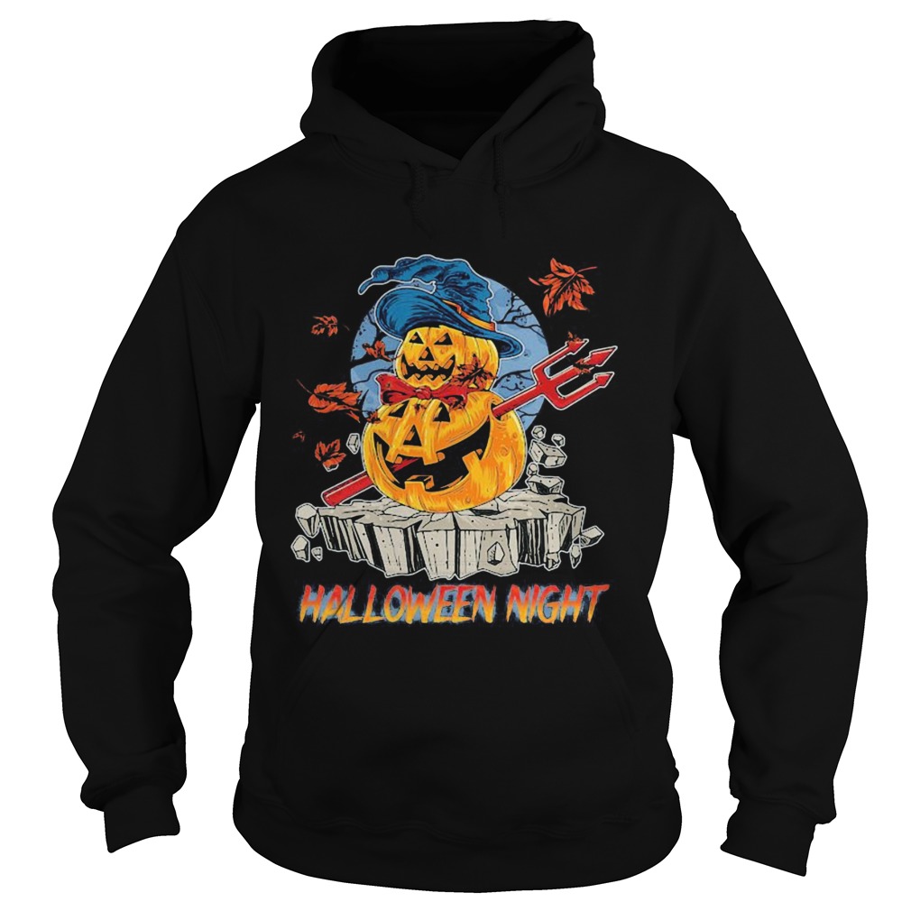 Halloween night viking pumpkins maple leaves shirt Halloween night viking pumpkins maple leaves shirt