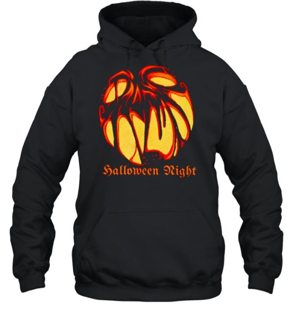 Halloween nignt scary pumpkin shirt