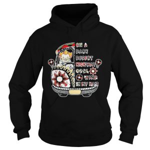 Halloween pennywise riding bus on a dark desert highway cool wind in my hair shirt
