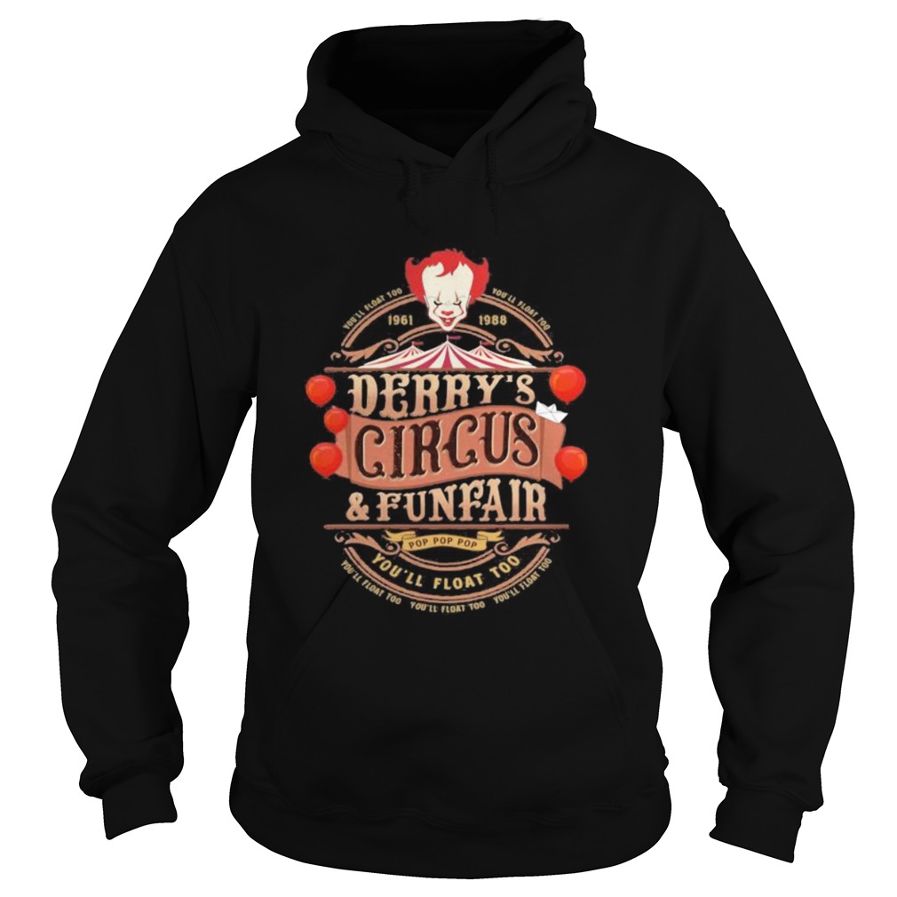 Halloween pennywise youll float 100 derrys circus and funfair shirt Halloween pennywise youll float 100 derrys circus and funfair shirt