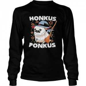 Halloween pug witch honkus ponkus shirt