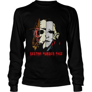 Halloween resting murder face shirt