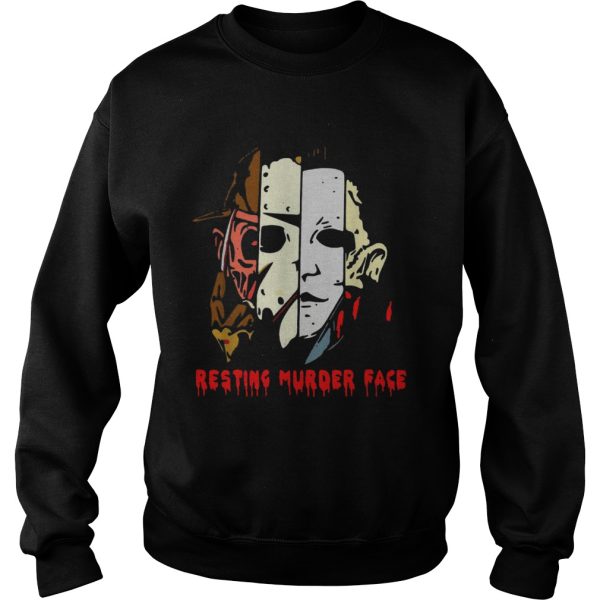 Halloween resting murder face shirt