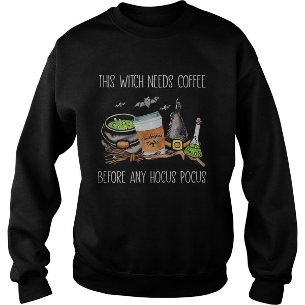 Halloween sendorsons coffee this witch needs insulin before any hocus pocus shirt