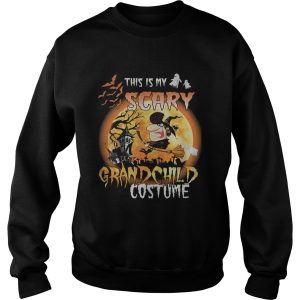 Halloween this is my scary grandchild costume moon shirt