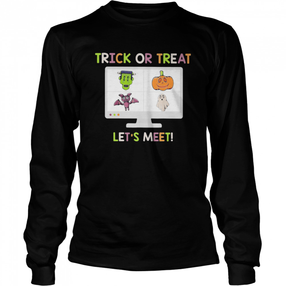 Halloween trick or treat let’s meet shirt Halloween trick or treat let’s meet shirt