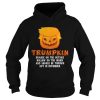 Halloween trumpkin orange on the outside hollow on the inside and should be thrown out in november