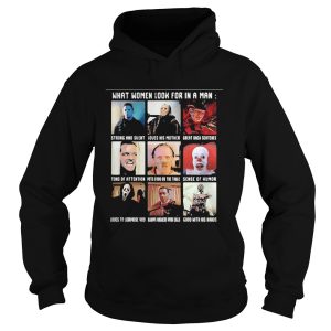 Halloween what women look for in a man strong and silent love his mother great black fathers shirt