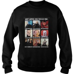 Halloween what women look for in a man strong and silent love his mother great black fathers shirt