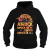 Halloween witch amuck pumpkin shirt