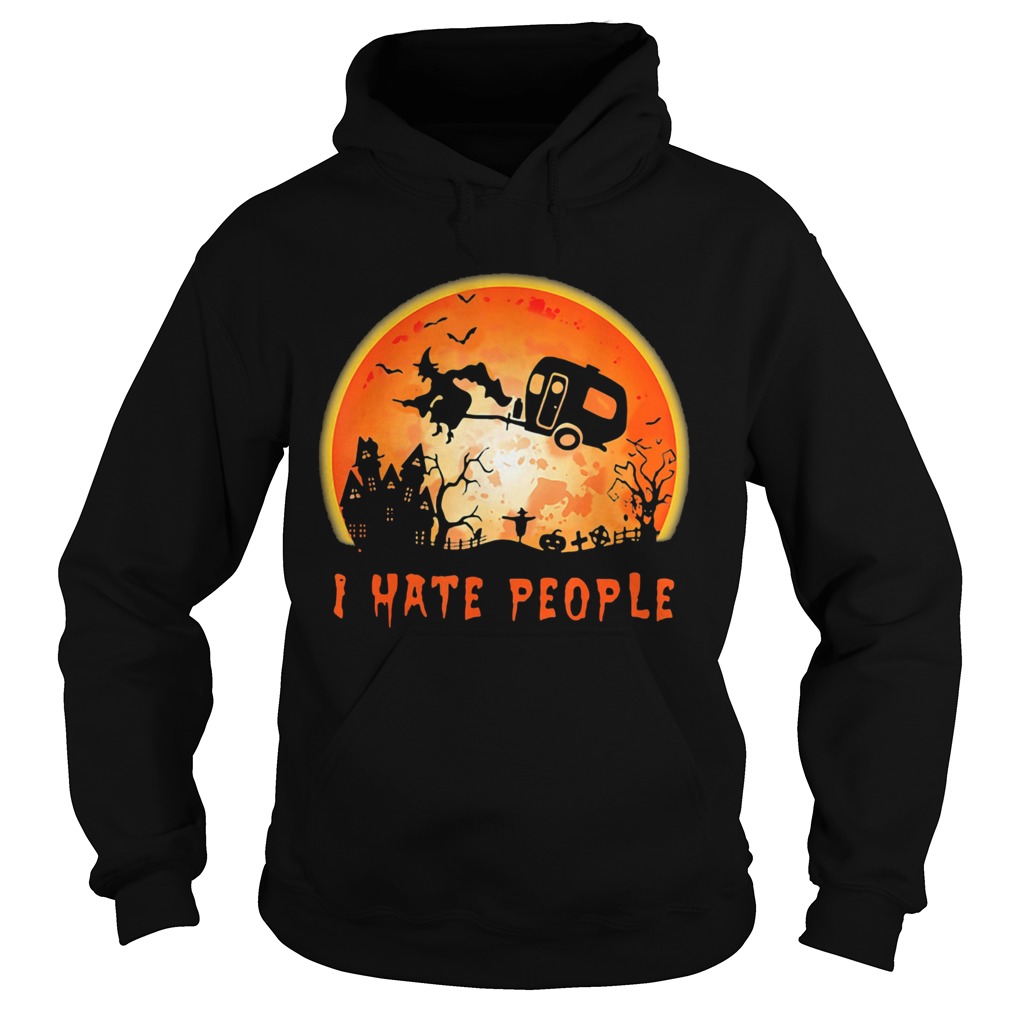 Halloween witch i hate people moon shirt Halloween witch i hate people moon shirt
