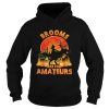 Halloween witch riding dinosaur brooms are for amateurs moon shirt