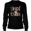 Halloween witch trick or teach shirt