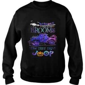 Halloween witches used to ride brooms now they drive pumpkin shirt