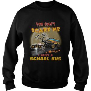 Halloween you can't scare me I drive a school bus shirt 3