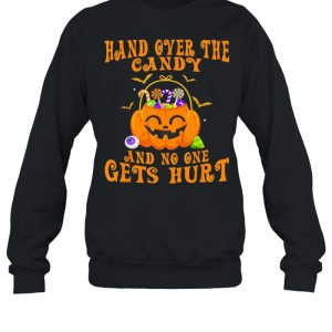 Hand Over The Candy And No One Gets Hurt Pumpkin Halloween Us 2021 shirt