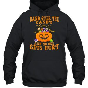 Hand Over The Candy And No One Gets Hurt Pumpkin Halloween Us 2021 shirt 3