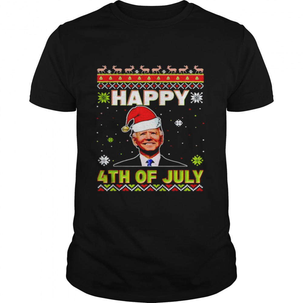 Happy 4th of July Biden Ugly Christmas shirt Happy 4th of July Biden Ugly Christmas shirt