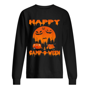 Happy Camp-O-Ween Funny Camping Halloween for Women shirt
