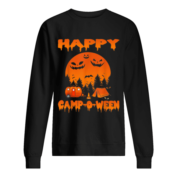Happy Camp-O-Ween Funny Camping Halloween for Women shirt