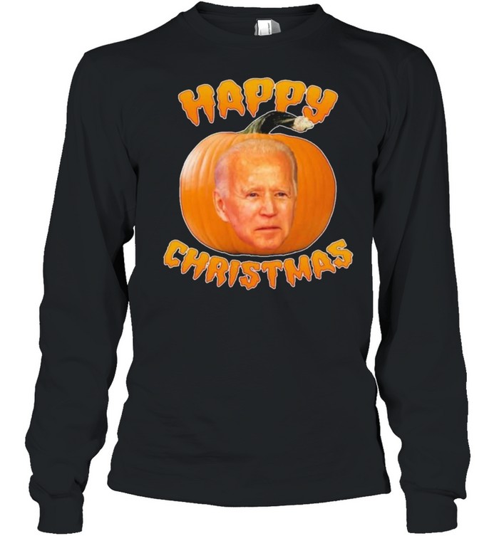 Happy Christmas Pumpkin Joe Biden Halloween Shirt Happy Christmas Pumpkin Joe Biden Halloween Shirt