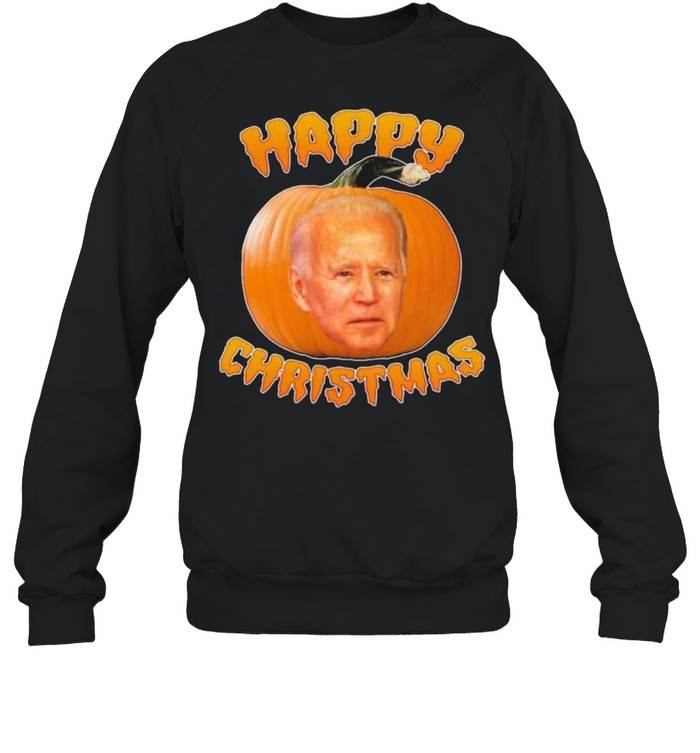 Happy Christmas Pumpkin Joe Biden Halloween Shirt Happy Christmas Pumpkin Joe Biden Halloween Shirt