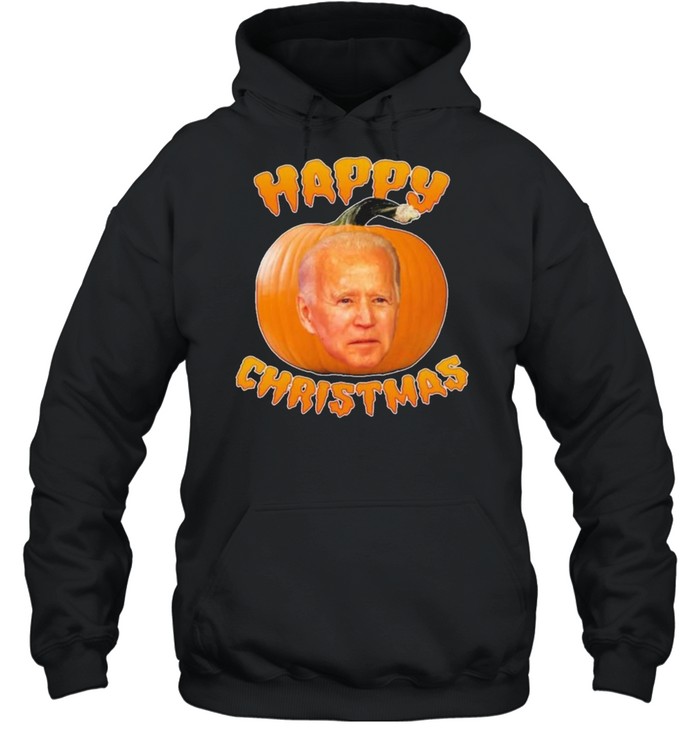 Happy Christmas Pumpkin Joe Biden Halloween Shirt Happy Christmas Pumpkin Joe Biden Halloween Shirt