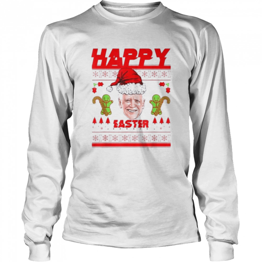Happy Easter Santa Joe Biden Ugly Christmas shirt Happy Easter Santa Joe Biden Ugly Christmas shirt