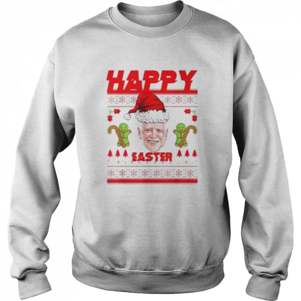 Happy Easter Santa Joe Biden Ugly Christmas shirt