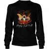 Happy Fall Yalls Shirt Garden Gnome Leopard Pumpkin shirt