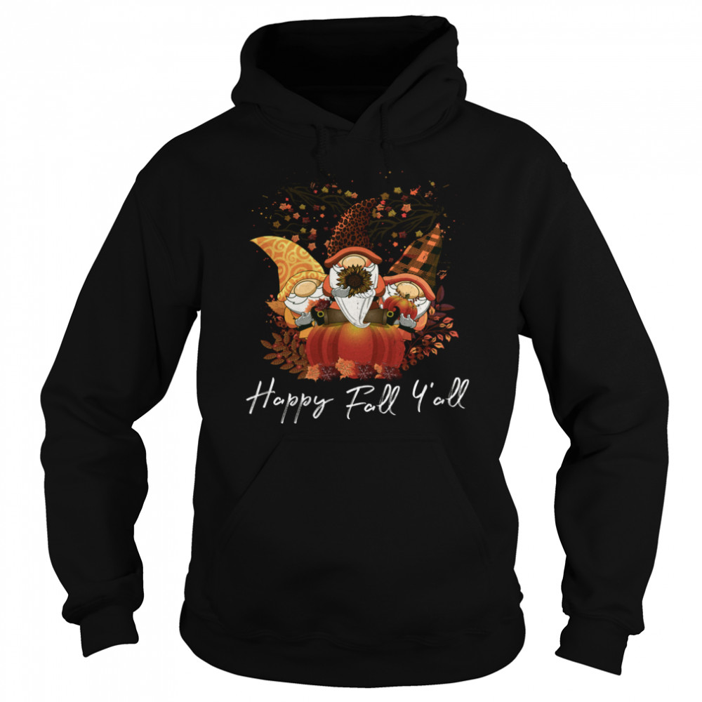 Happy Fall Yalls Shirt Garden Gnome Leopard Pumpkin shirt Happy Fall Yalls Shirt Garden Gnome Leopard Pumpkin shirt