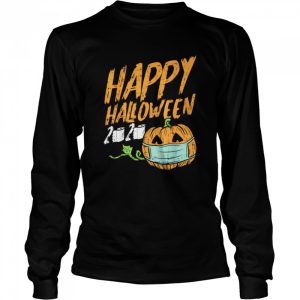 Happy Halloween 2020 Jack O Lantern In Mask Funny Quarantine shirt