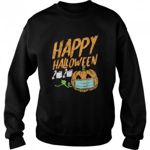 Happy Halloween 2020 Jack O Lantern In Mask Funny Quarantine shirt