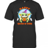 Happy Halloween Baby Yoda Witch Quar O Teen T-Shirt