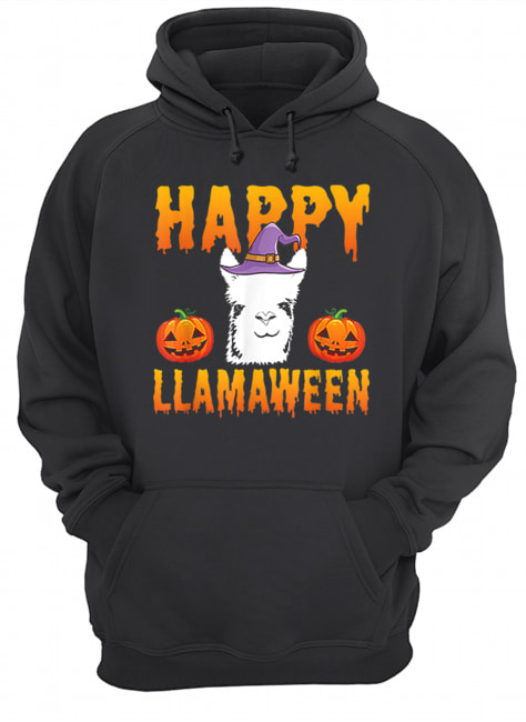 Happy Halloween Llama Gift Funny Happy Llamaween shirt Happy Halloween Llama Gift Funny Happy Llamaween shirt