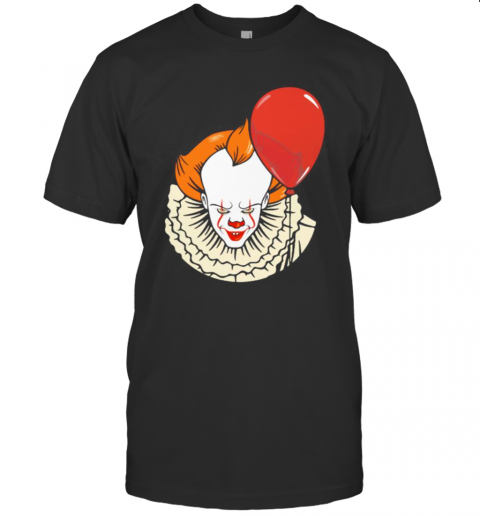 Happy Halloween Pennywise Holding Balloon T-Shirt Happy Halloween Pennywise Holding Balloon T-Shirt